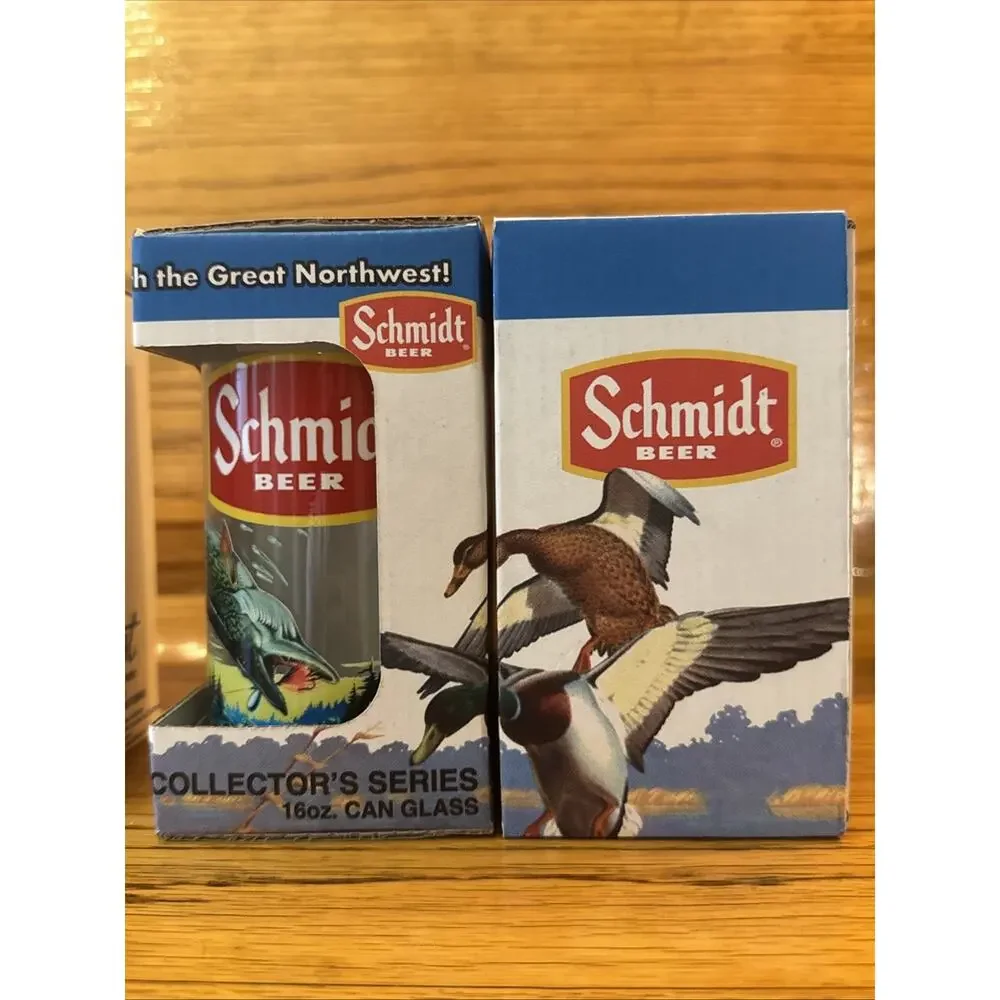 Schmidt 16 oz. Wildlife Assorted Can Glass 4-Piece Set